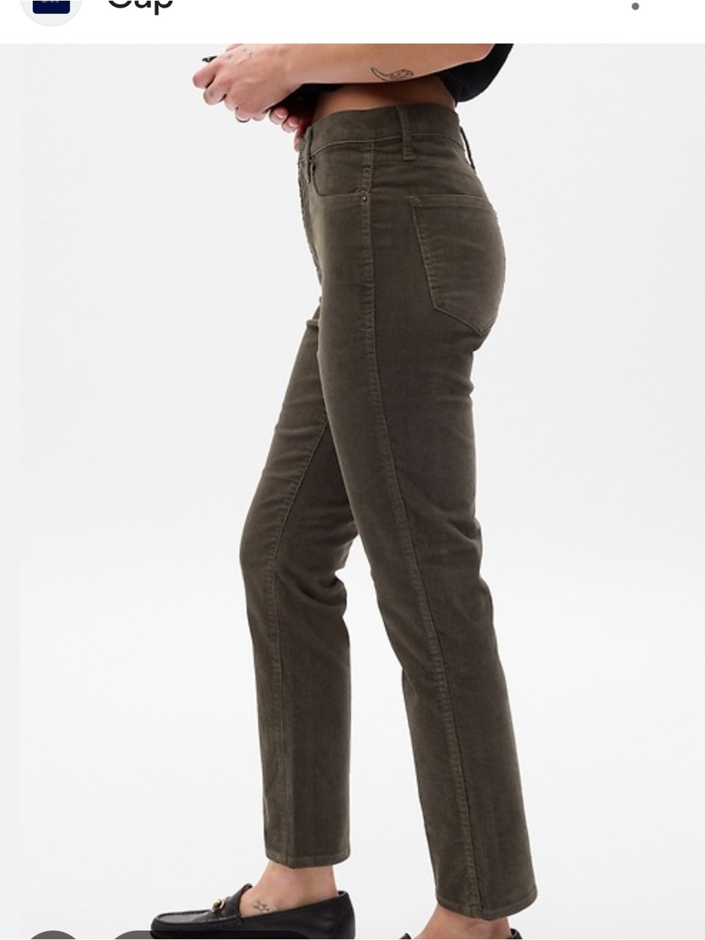 GAP Corduroy Pants in Olive